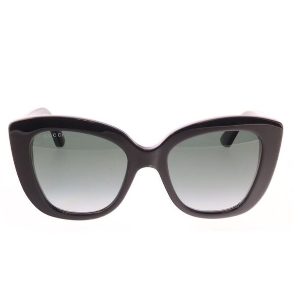 Store Return Gucci GG0327S-001 Oversized Black Cat-Eye Sunglasses - Picture 7 of 7